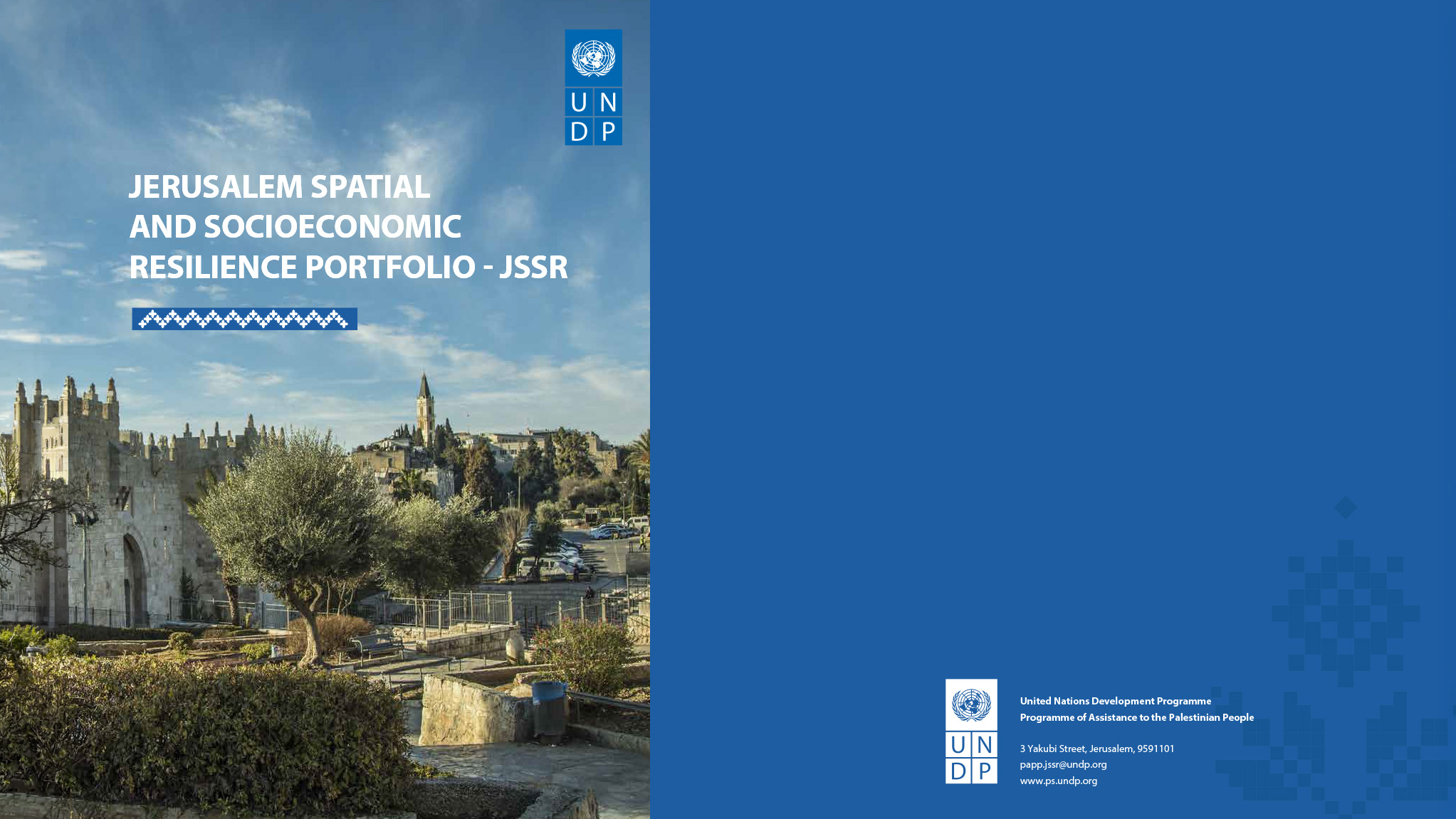 Jerusalem Spatial and Socioeconomic Resilience Portfolio — JSSR